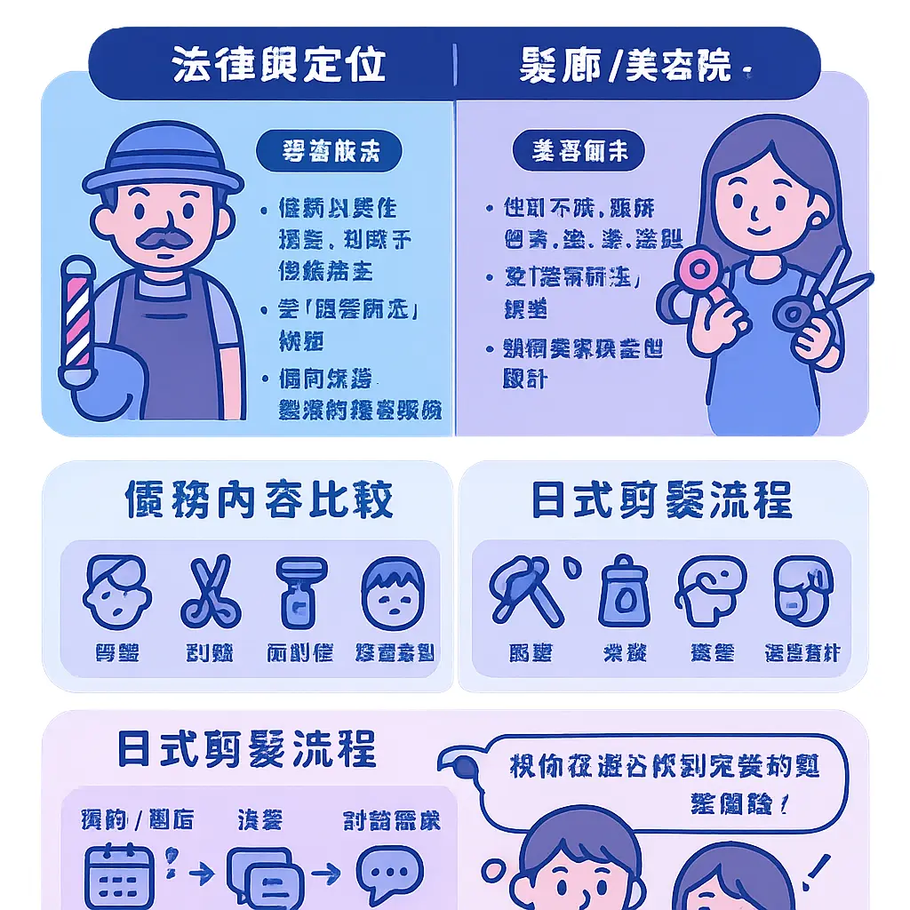 日式剪髮流程 - 澀谷