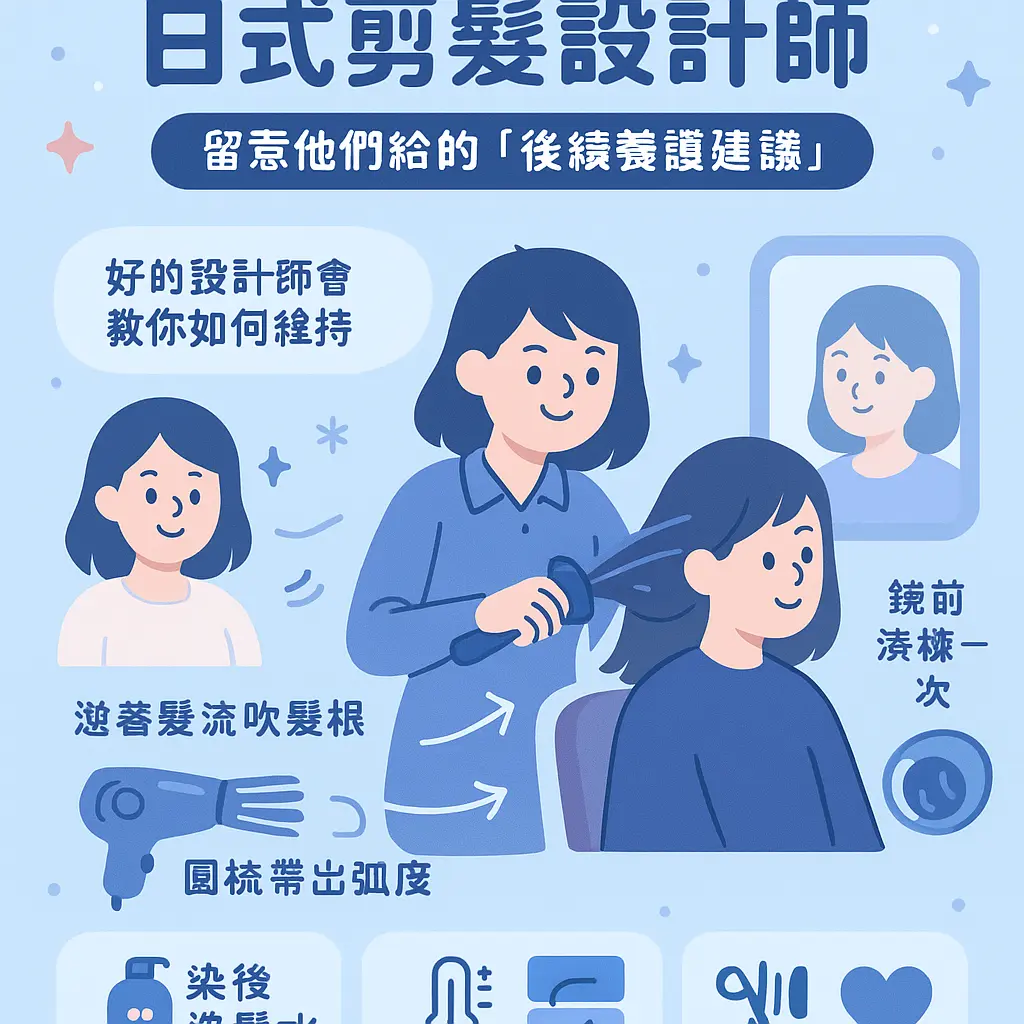 如何挑選日式剪髮設計師 - 美容院