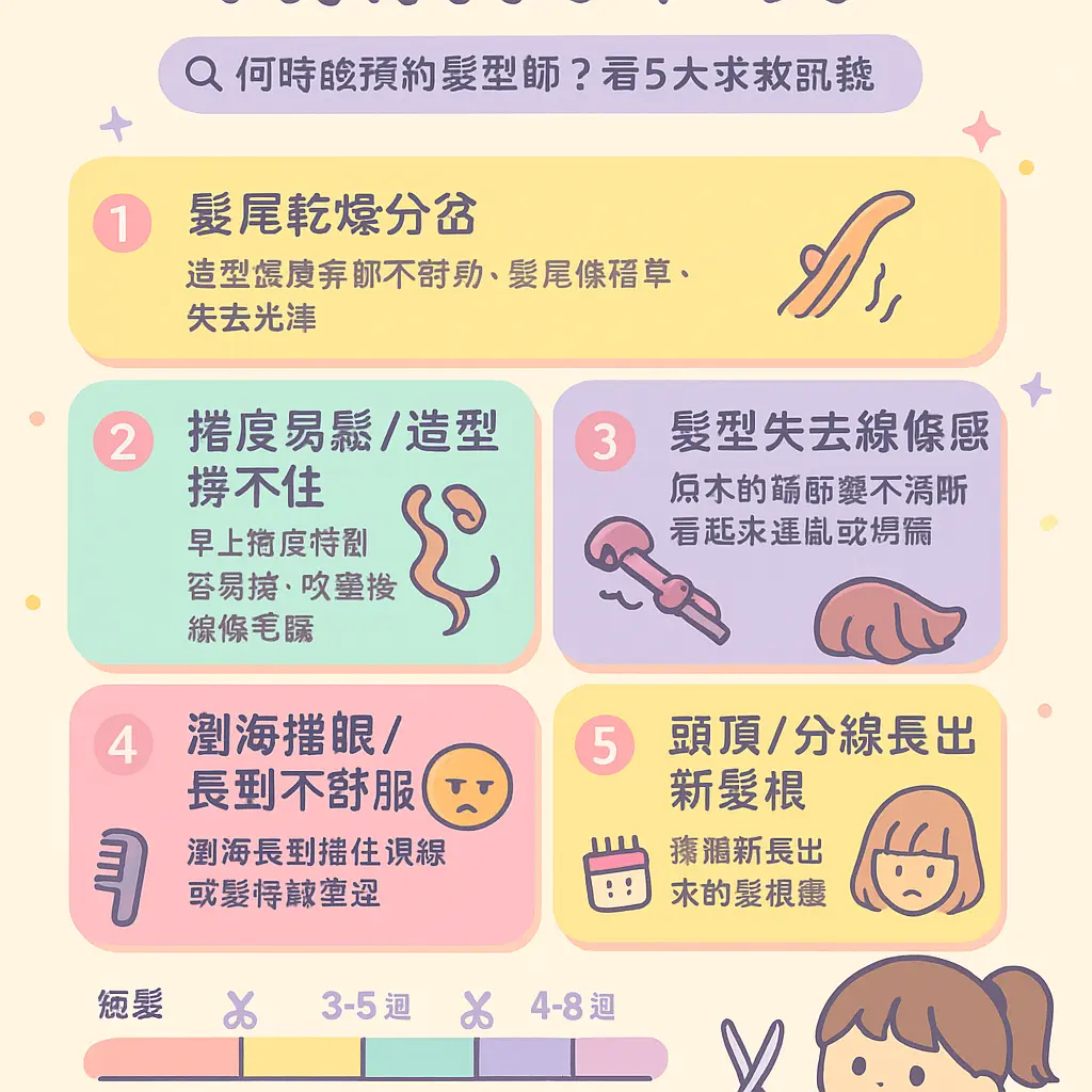 日式剪髮多久剪一次 - 剪髮週期