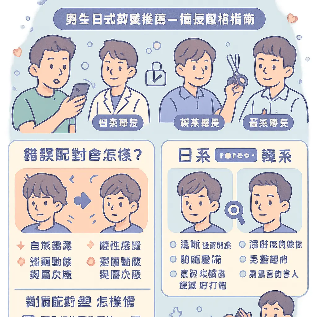 男生日式剪髮推薦 - 臺北男士理髮