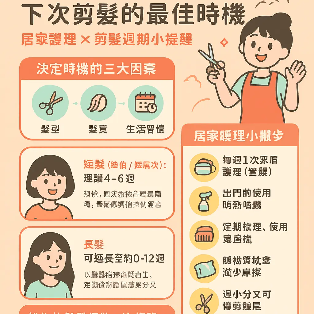 日式剪髮多久剪一次 - 居家護理