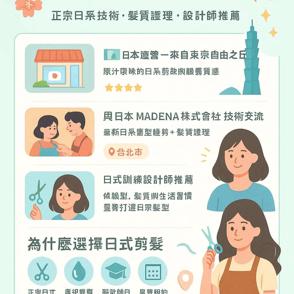 台北日式剪髮推薦 - 臺北