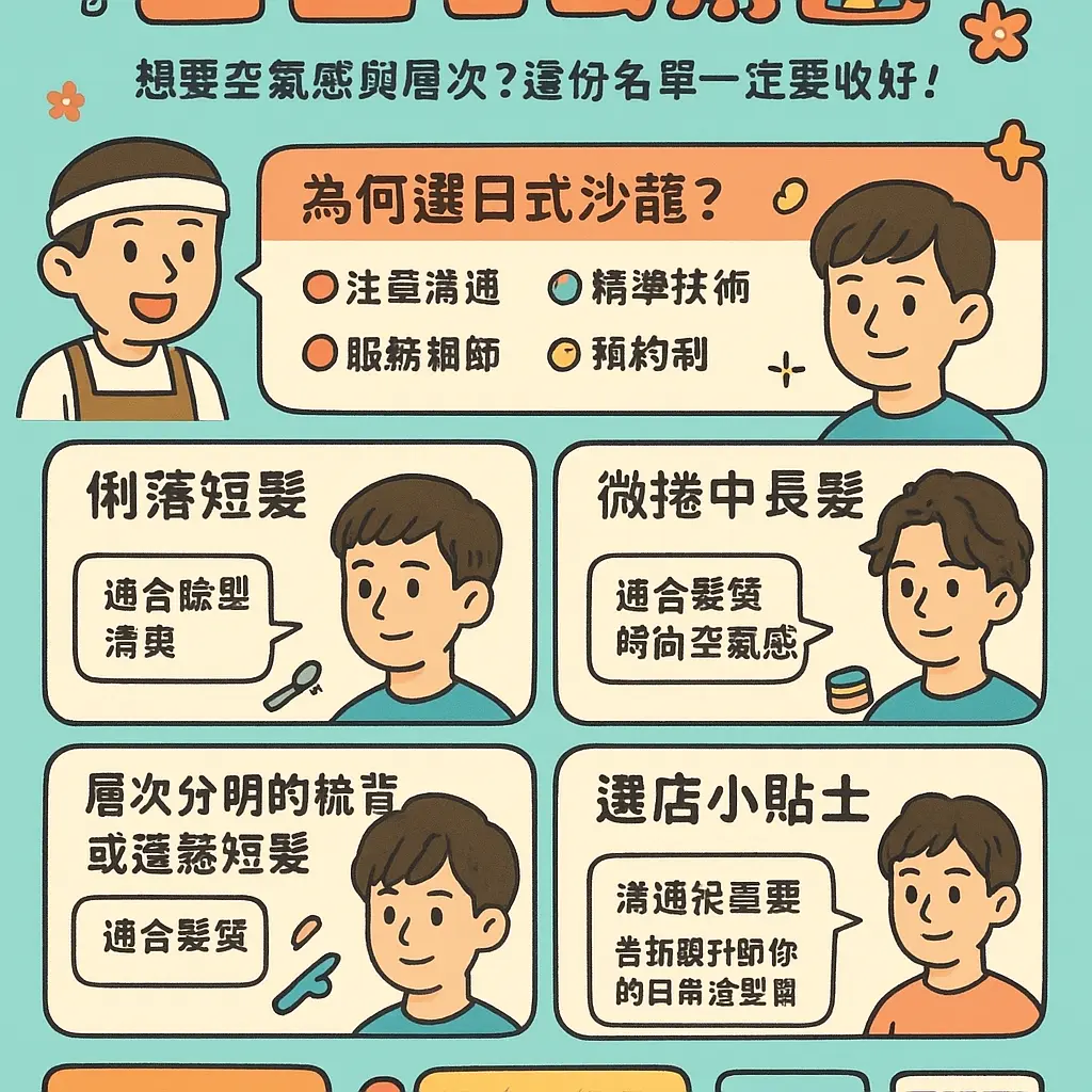 男生日式剪髮推薦 - 男士髮型