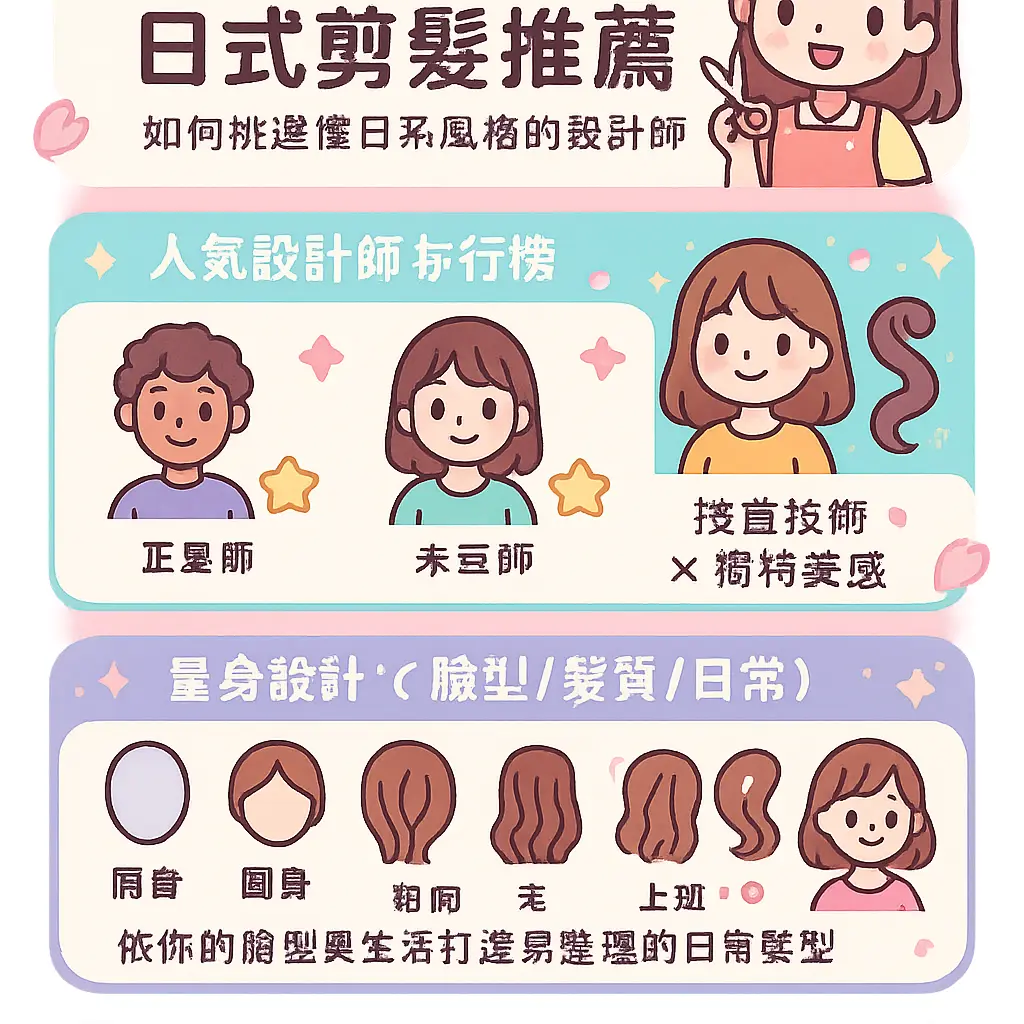 台北日式剪髮推薦 - 日系美髮沙龍