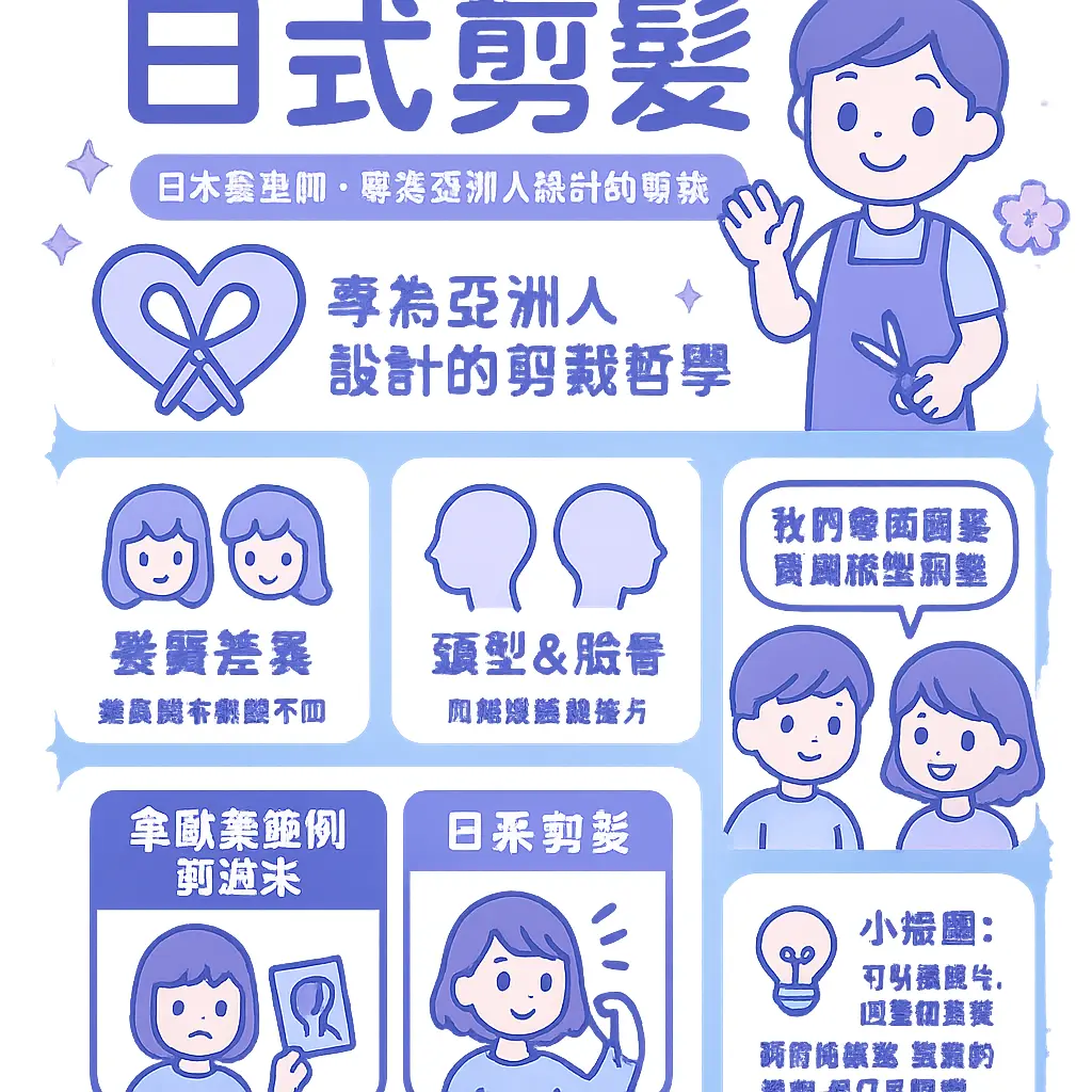 為什麼選擇日式剪髮 - 日本髮型師