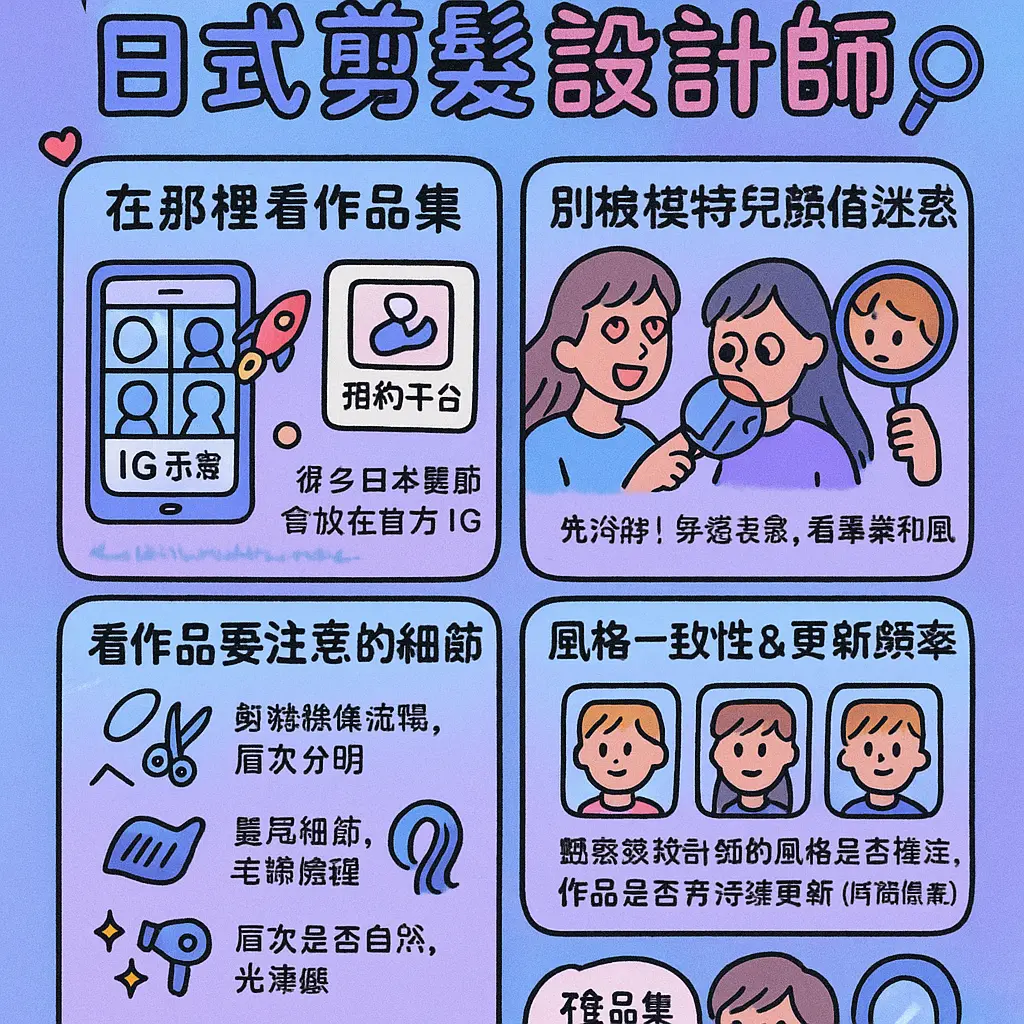 如何挑選日式剪髮設計師 - 髮廊