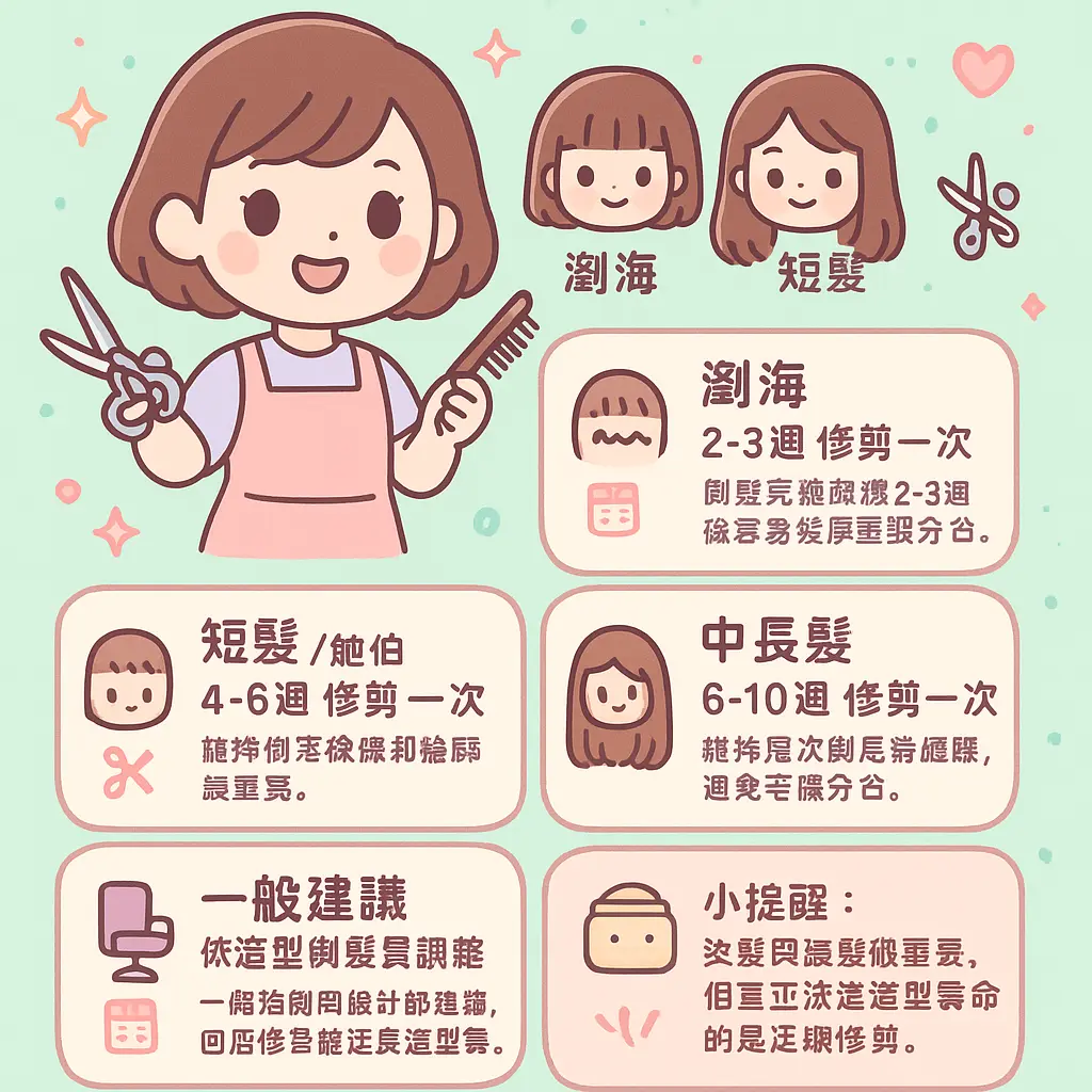 日式剪髮多久剪一次 - 剪髮