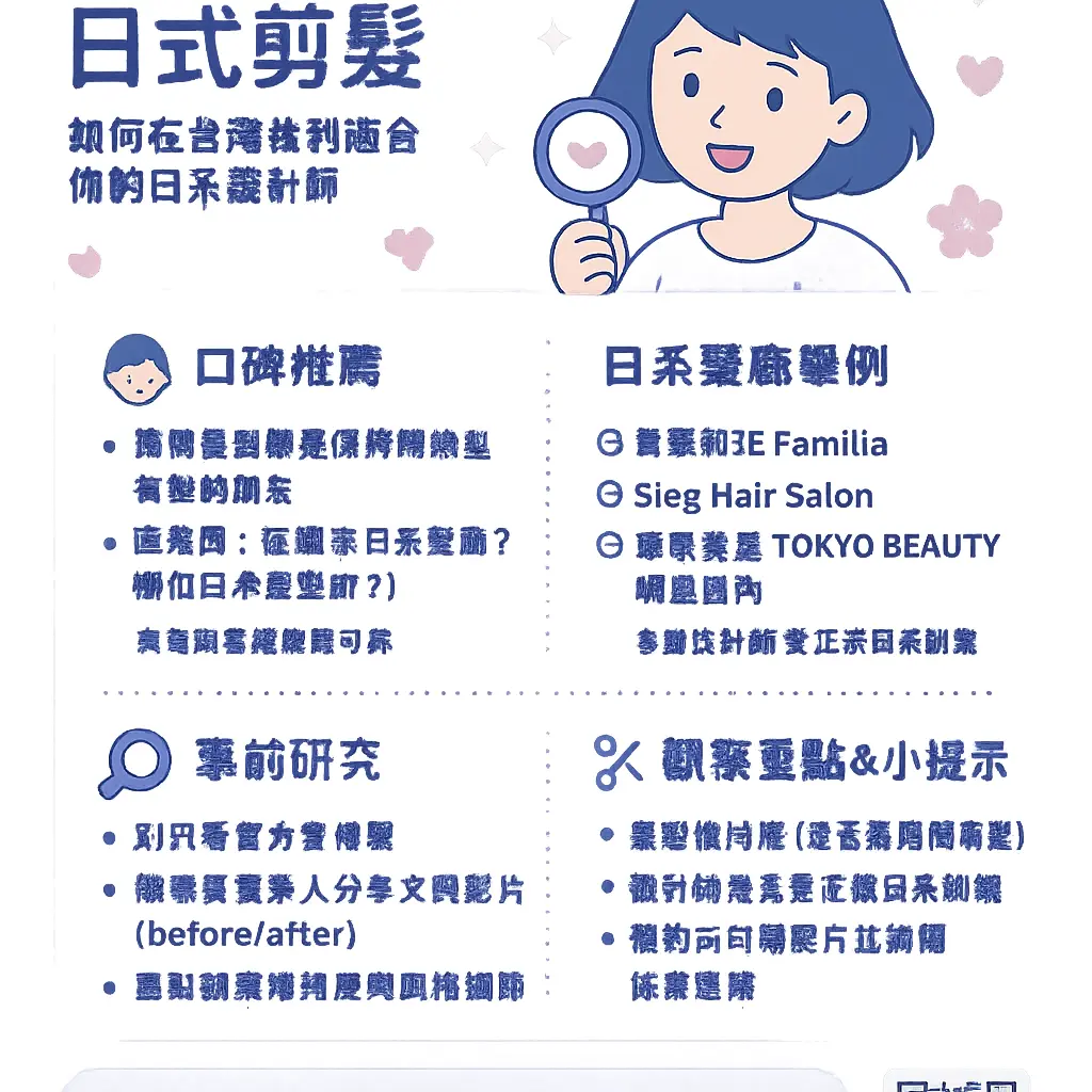 為什麼選擇日式剪髮 - 日系沙龍