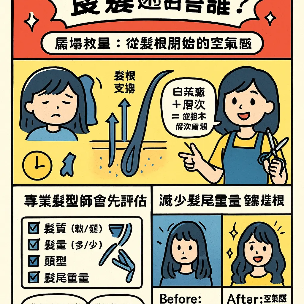 日式剪髮適合誰 - 長髮