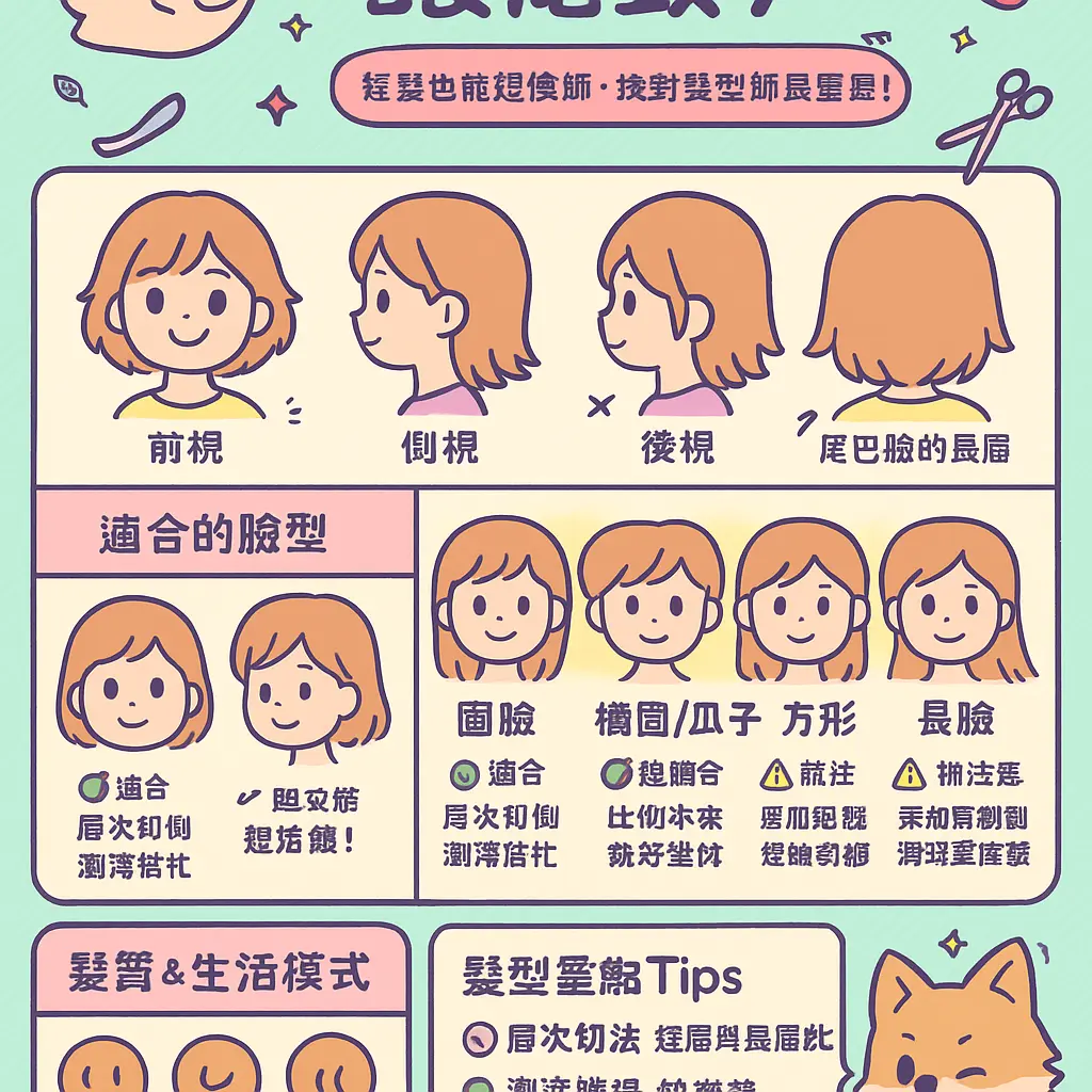 日式剪髮適合誰 - 狼尾頭