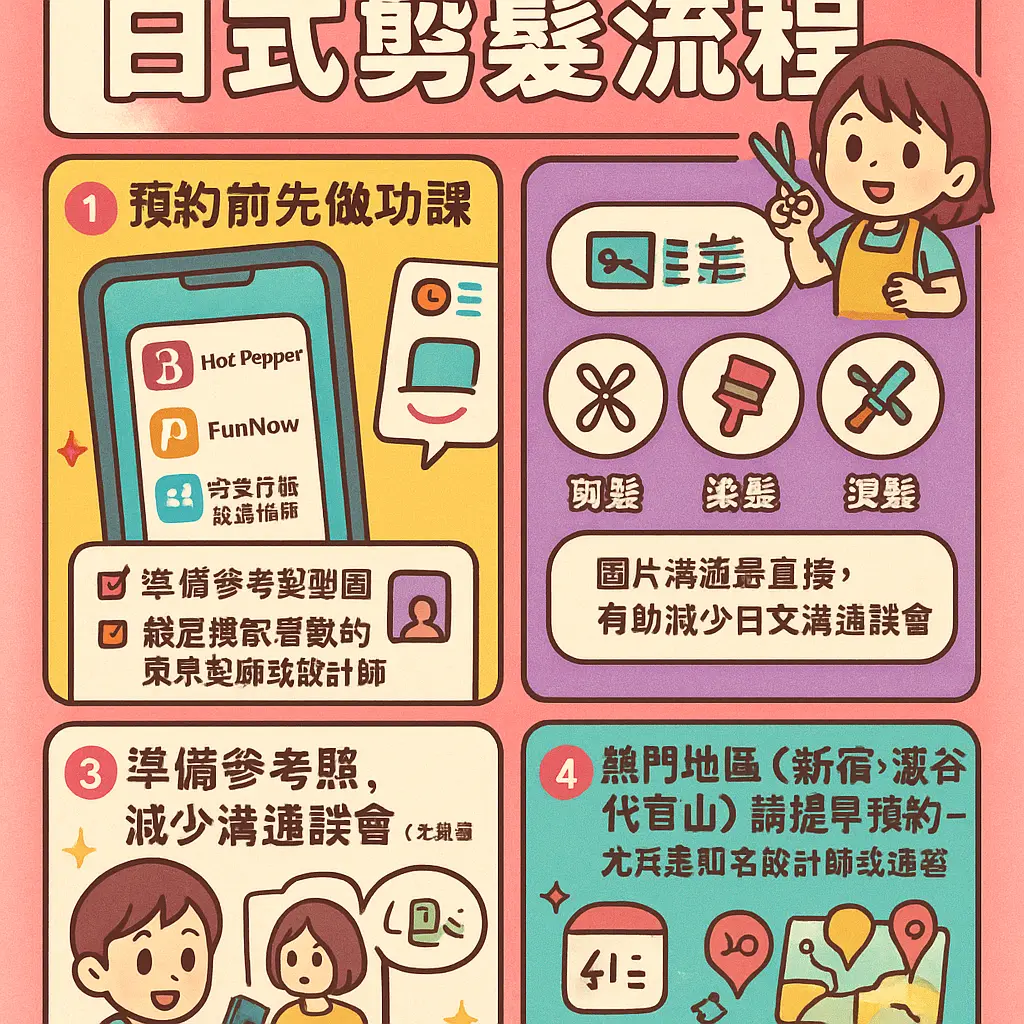 日式剪髮流程 - 日本設計師