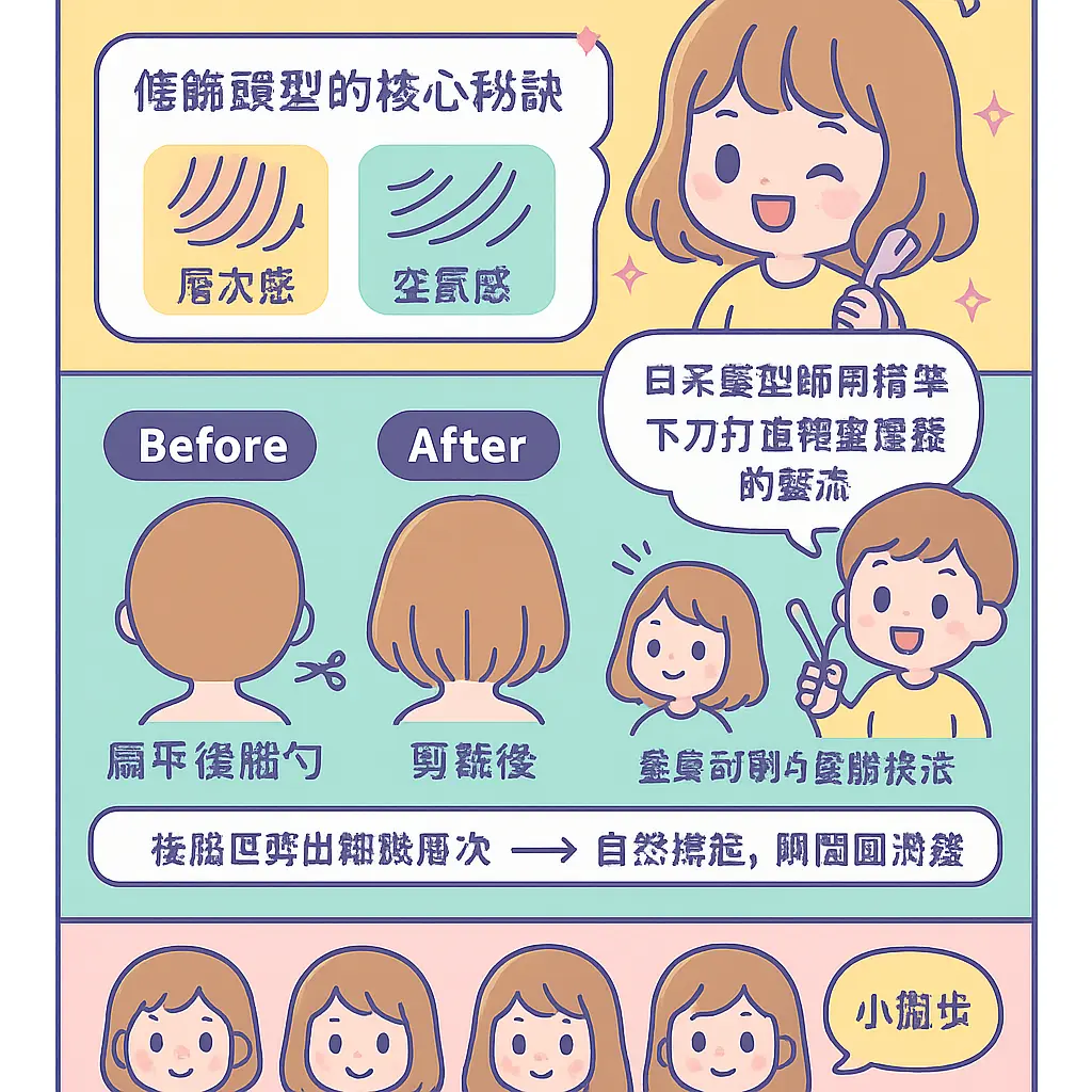 日式剪髮適合誰 - 公主切