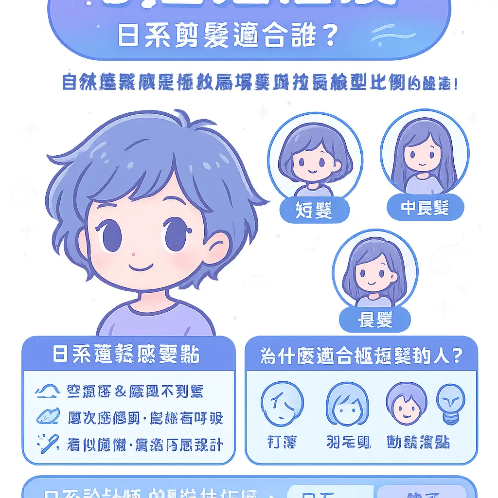 日式剪髮適合誰 - 極短髮