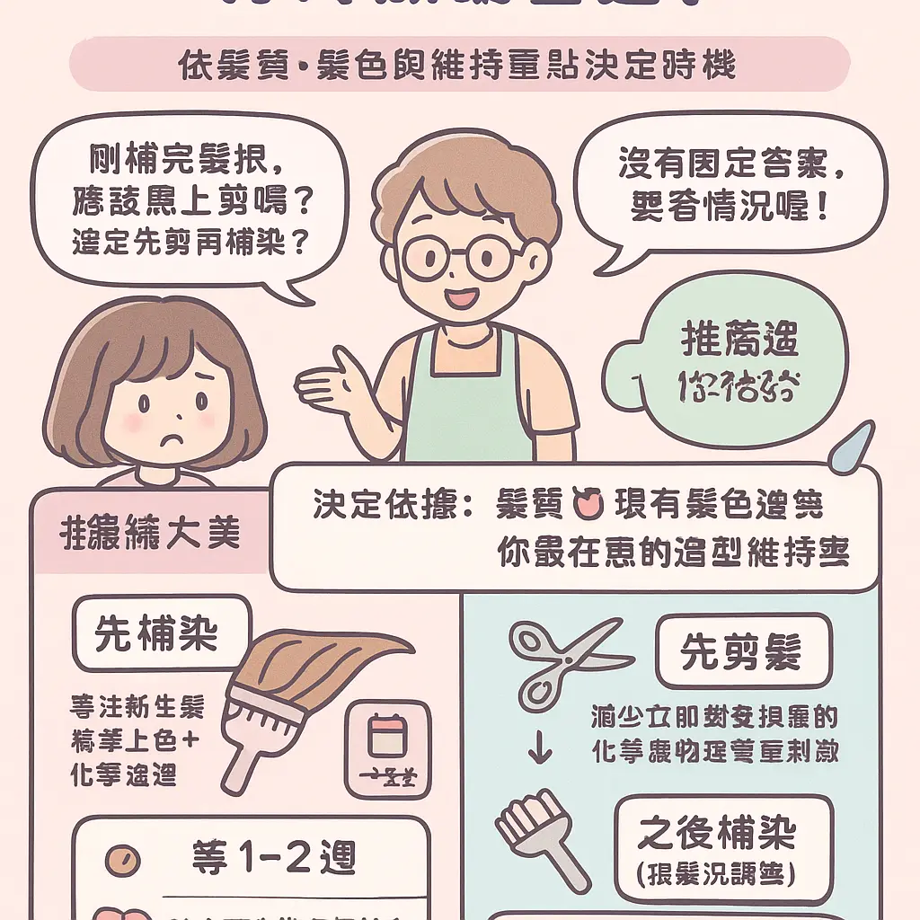 日式剪髮多久剪一次 - 髮色