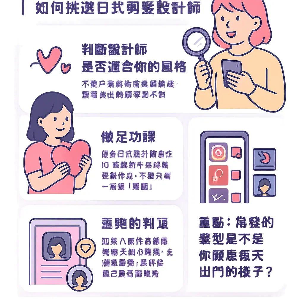 如何挑選日式剪髮設計師 - 日本髮廊